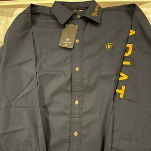 NWT ariat blue shirt